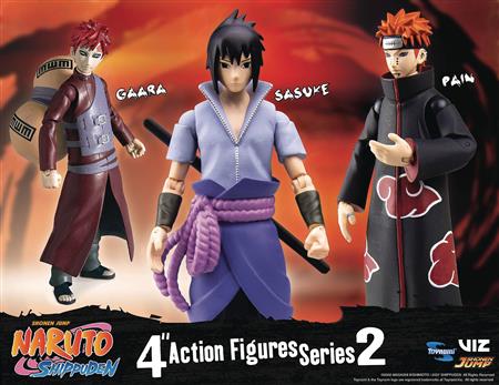 NARUTO SHIPPUDEN 4IN POSEABLE AF ASST S2 (C: 1-1-2)