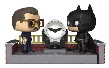 POP MOVIE MOMENT BATMAN 80TH LIGHT UP BAT SIGNAL VINYL FIG (