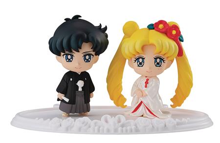 SAILOR MOON PETIT CHARA 2PK SET HAPPY JAPANESE WEDDING VER (