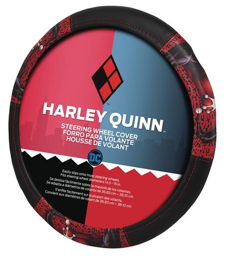 DC HEROES HARLEY QUINN STEERING WHEEL COVER (C: 1-1-2)