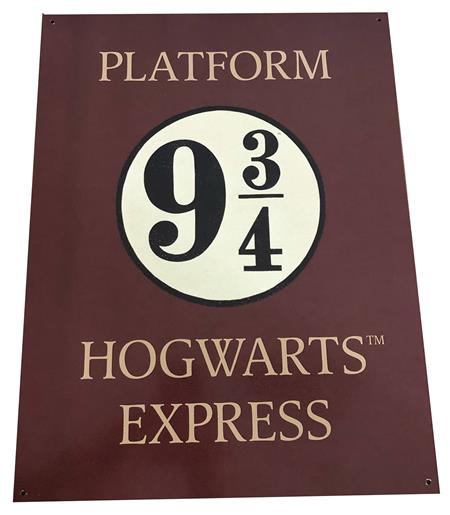 HARRY POTTER PLATFORM 9-3/4 12X16 TIN SIGN (C: 1-1-2)