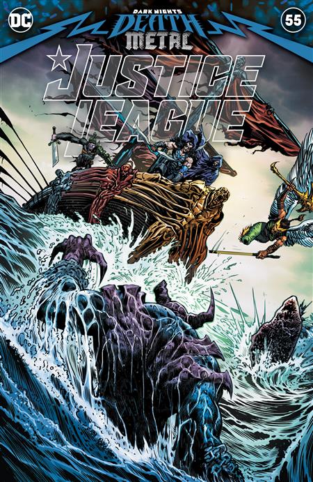 JUSTICE LEAGUE #55 CVR A LIAM SHARP (DARK NIGHTS DEATH METAL)