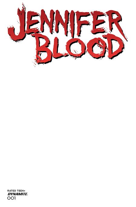JENNIFER BLOOD #1 CVR F BLANK AUTHENTIX (MR)