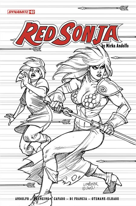 RED SONJA (2021) #2 CVR I 25 COPY INCV LINSNER B&W