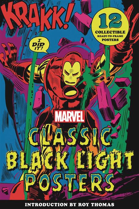 MARVEL CLASSIC BLACK LIGHT COLLECTIBLE POSTER PORTFOLIO (C: