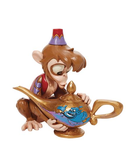 DISNEY TRADITIONS ALADDIN ABU W/GENIE LAMP 4.5IN FIGURE (C: