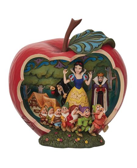 DISNEY TRADITIONS SNOW WHITE APPLE SCENE 8IN STATUE (C: 1-1-