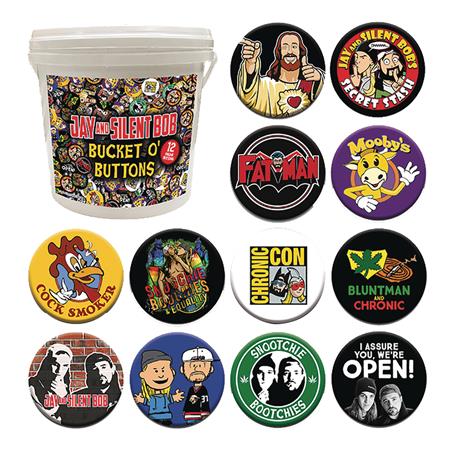 JAY AND SILENT BOB 144PC BUCKET OF BUTTONS (C: 1-1-2)