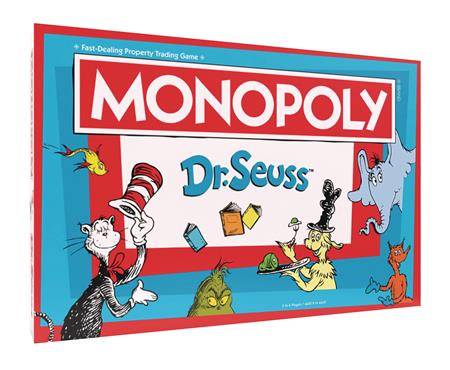 DR SEUSS MONOPOLY BOARD GAME (C: 0-1-2)