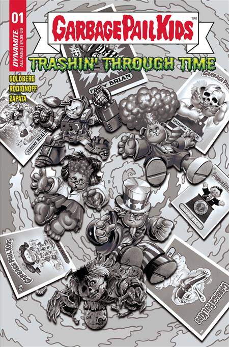 GARBAGE PAIL KIDS THROUGH TIME #1 CVR G 15 COPY INCV MEEKS B