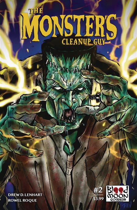 Monsters Clean Up Guy #2 (of 2) Cvr E Dennis R. Valencia - Discount Comic  Book Service