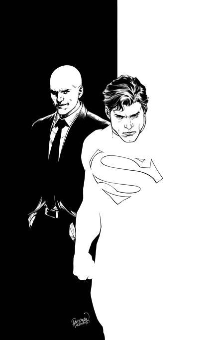 superman black and white comic