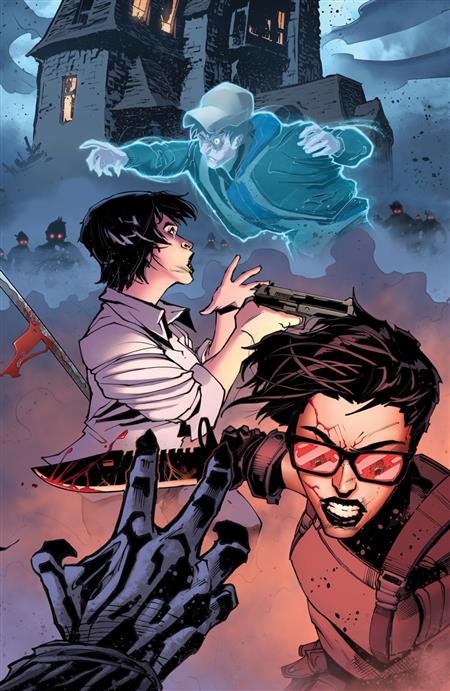 HAUNT YOU TO THE END #5 (OF 5) CVR C GIUSEPPE CAFARO TWD 20 ANNV TEAM UP VAR
