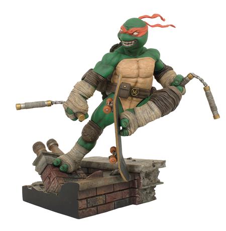 TMNT GALLERY DLX MICHELANGELO PVC STATUE 