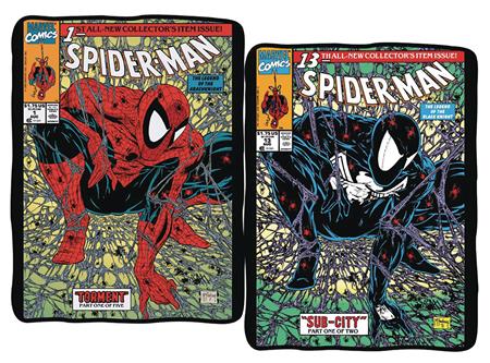 SDCC 2024 SPIDER-MAN #1 DOUBLE SIDED PX FLEECE BLANKET 