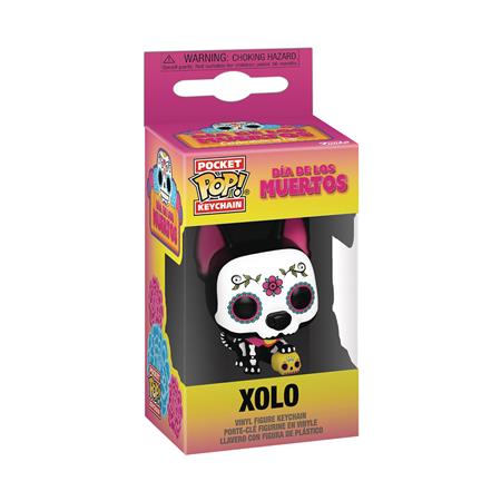 POP KEYCHAIN ICON XOLO DIA DE LOS MUERTOS VIN FIG 