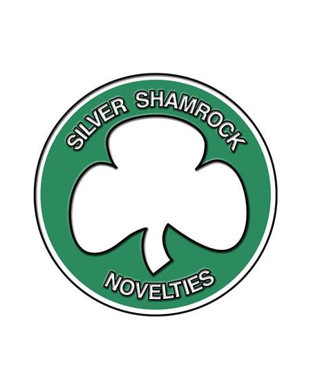 HALLOWEEN III SILVER SHAMROCK ENAMEL PIN (Net) 