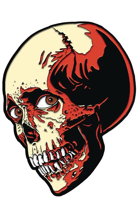 EVIL DEAD 2 POSTER SKULL ENAMEL PIN (Net) 