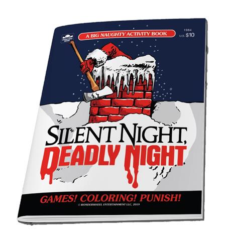 SILENT NIGHT DEADLY NIGHT ACTIVITY BOOK BY FRIGHT RAGS (Net)