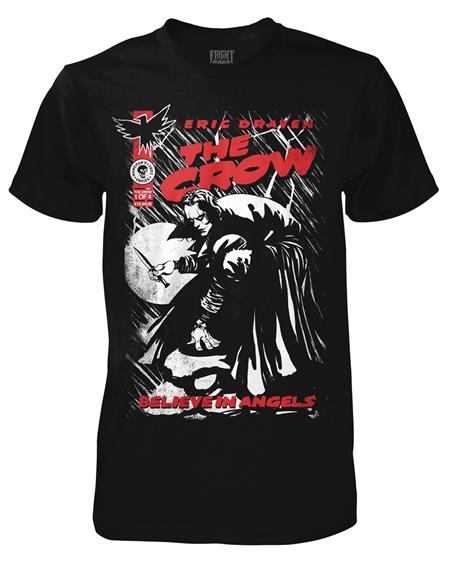 THE CROW ISSUE #1 PX BLK T/S LG 