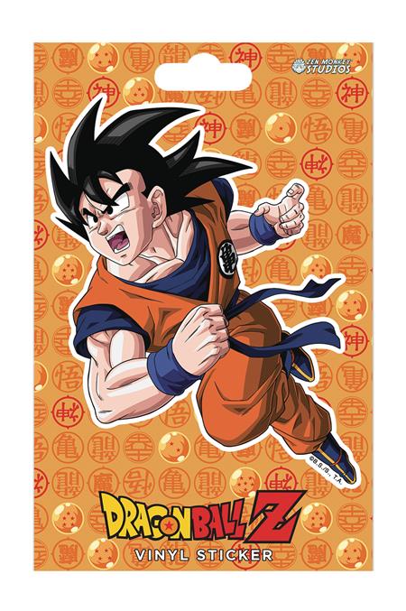 DRAGONBALL Z FLYING GOKU VINYL STICKER 