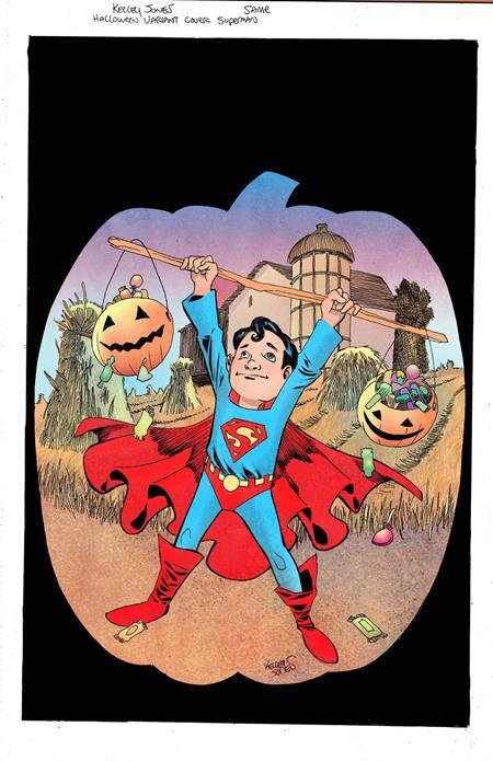 SUPERMAN #19 CVR E KELLEY JONES TRICK OR TREAT CARD STOCK VAR