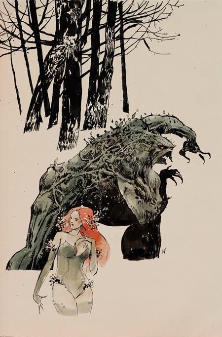 POISON IVY SWAMP THING FERAL TREES #1 (ONE SHOT) CVR D INC 1:25 ASHLEY WOOD CARD STOCK VAR