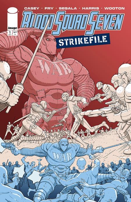 BLOOD SQUAD SEVEN STRIKEFILE #1 (ONE SHOT) CVR C INC 1:10 NICK PITARRA VAR (MR)