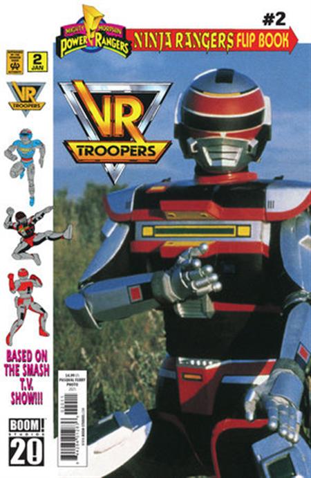 VR TROOPERS/POWER RANGERS FLIPBOOK FACSIMILE EDITION #2 CVR A MAIN (DRESSED FERRY/PHOTO)
