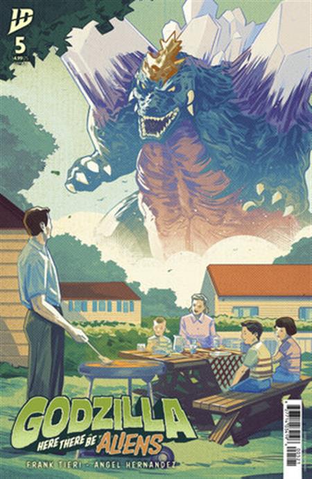 GODZILLA HERE THERE BE ALIENS #5 VARIANT B (HERNANDEZ)