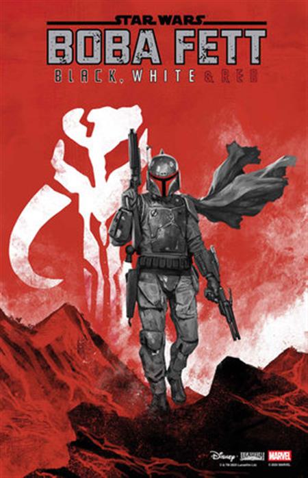 "STAR WARS BOBA FETT - BLACK, WHITE & RED #2 SKAN VARIANT"