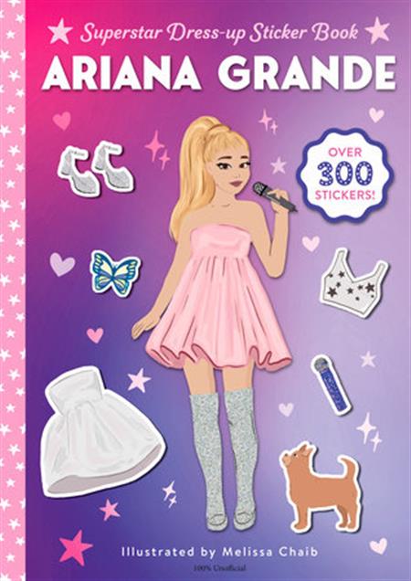 ARIANA GRANDE SUPERSTAR DRESS-UP STICKER BOOK