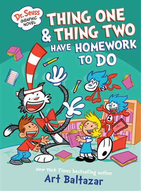 DR SEUSS GRAPHIC NOVEL THING ONE AND THING TWO HAVE HOMEWORK TO DO HC