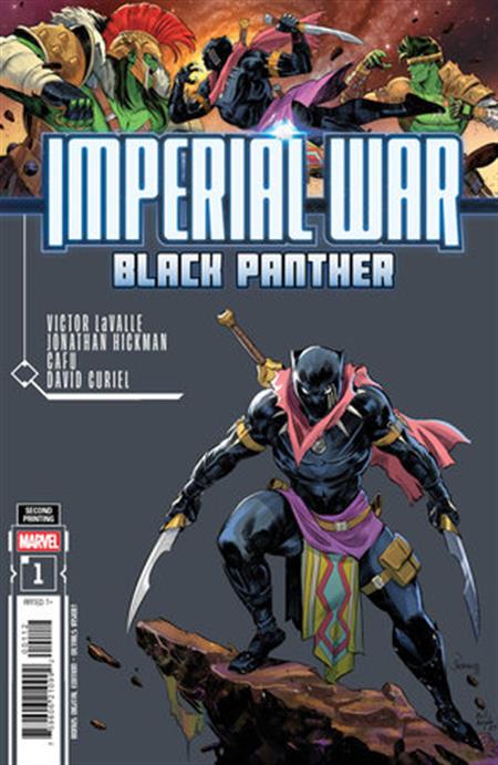 IMPERIAL WAR BLACK PANTHER #1 FRANCESCO MORTARINO 2ND PRINTING VARIANT