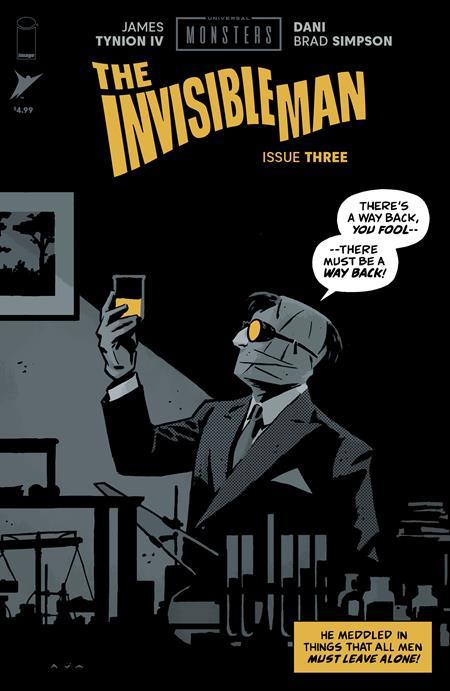 UNIVERSAL MONSTERS THE INVISIBLE MAN #3 (OF 4) CVR C INC 1:10 DAVID AJA VAR