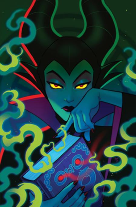 DISNEY VILLAINS MALEFICENT #1 CVR F PAULINA GANUCHEAU METAL PREMIUM VAR