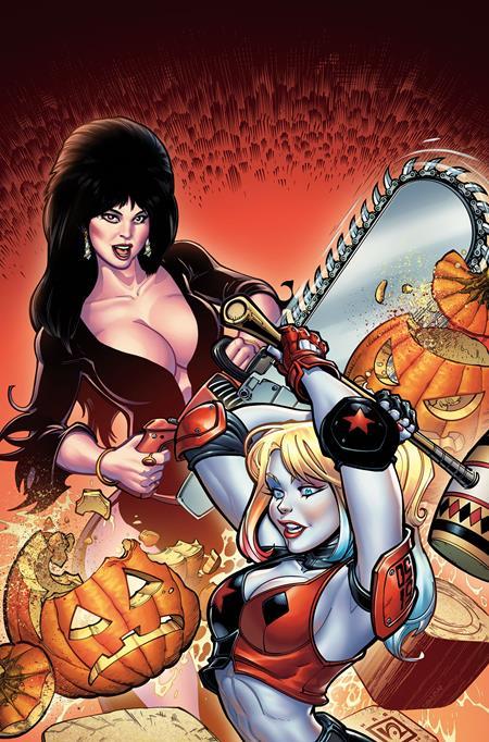 HARLEY QUINN X ELVIRA #1 CVR U INC 1:40 CHAD HARDIN VIRGIN VAR