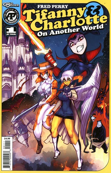 TIFANNY & CHARLOTTE ON ANOTHER WORLD #1 (OF 4) CVR A FRED PERRY