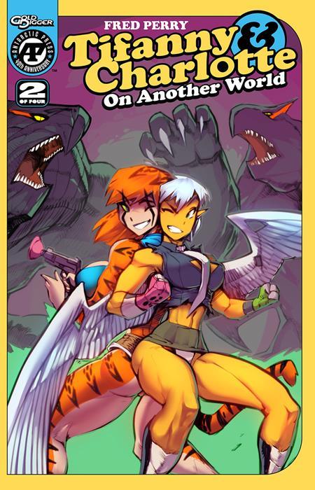 TIFANNY & CHARLOTTE ON ANOTHER WORLD #2 (OF 4) CVR A FRED PERRY