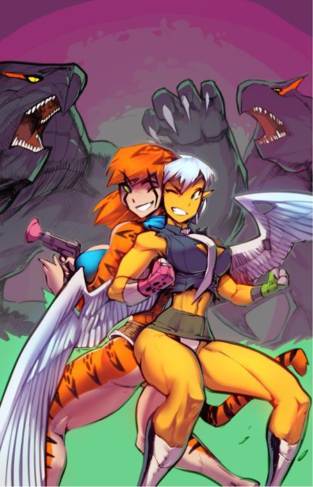 TIFANNY & CHARLOTTE ON ANOTHER WORLD #2 (OF 4) CVR B FRED PERRY LUNAR EXCLUSIVE VAR