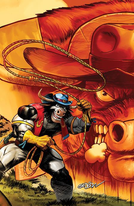 WILD WEST COW-BOYS OF MOO MESA #2 (OF 4) CVR D INC 1:10 JUAN GEDEON INTERLOCKING FULL ART VAR
