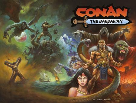 CONAN THE BARBARIAN #25 CVR A ALEX HORLEY WRAPAROUND (MR)