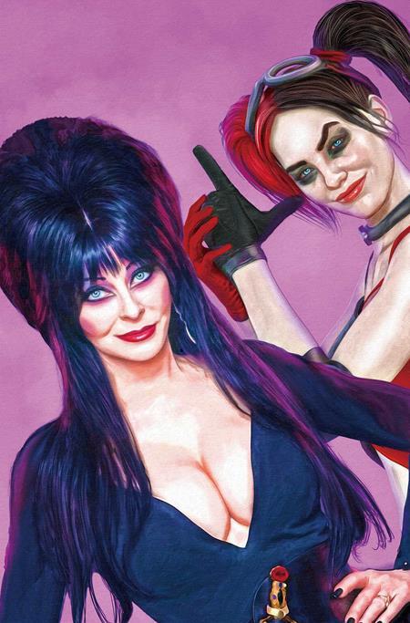 HARLEY QUINN X ELVIRA #1 CVR ZA INC 1:15 MARK SPEARS PINK VIRGIN FOC BONUS VAR