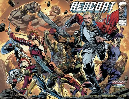 REDCOAT #15 CVR D BRYAN HITCH YOUNGBLOOD TEAM UP VAR