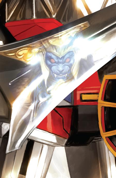 MIGHTY MORPHIN POWER RANGERS (2026) #5 C MEGAZORD CARD STOCK CONNECTING VARIANT (FULL ART MERCADO)