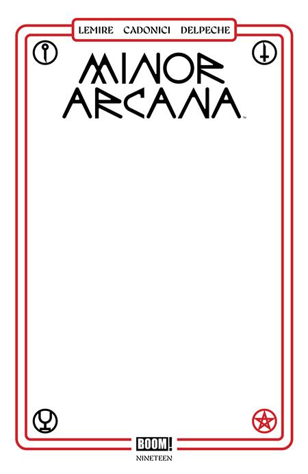 MINOR ARCANA #19 C BLANK SKETCH VARIANT