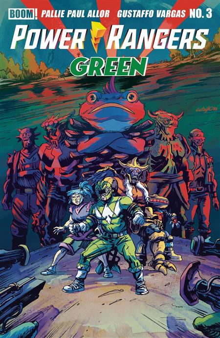 POWER RANGERS GREEN #3 B VARIANT (DRESSED VARGAS)