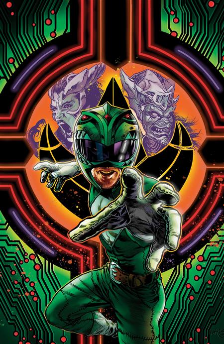 POWER RANGERS GREEN #3 D FOIL VARIANT (FULL ART FOIL HARRIS)