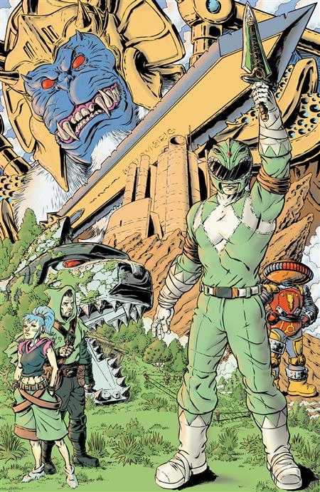 POWER RANGERS GREEN #3 F 1:20 INCV VARIANT (FULL ART RASMUSSEN)