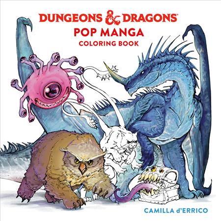 DUNGEONS & DRAGONS POP MANGA COLORING BOOK TP